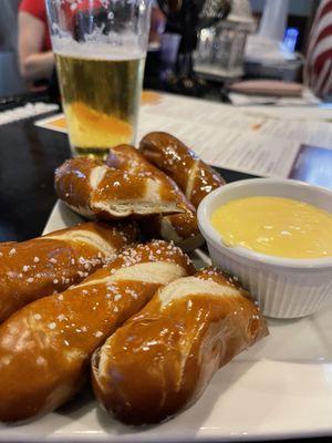 Pretzels and Cheese so fresh, so delicious!