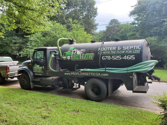 Pro Flow septic truck