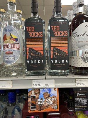 The new Really good and Really Smooth, Red Rocks Vodka!