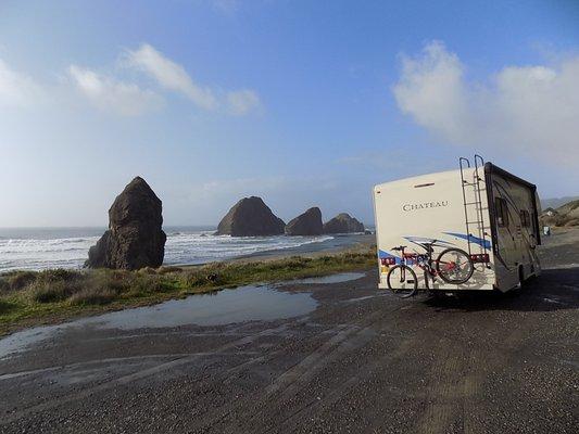 Oregon coast, 24 miles to Bandon