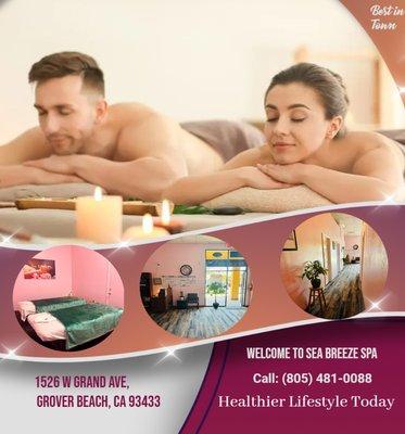 A couple's massage is just like any other massage service, 
but you and your partner receive the massage at the same time, 
o...