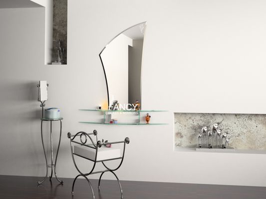 CAMILLE WALL MIRROR WITH SHELVES