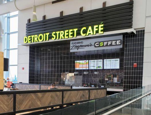 Storefront for Detroit Street Cafe in DTW North Terminal