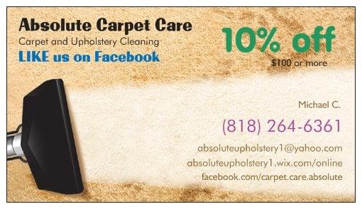 Absolute Carpet & Upholstery Care