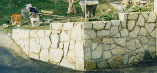 Stone Retaining Wall