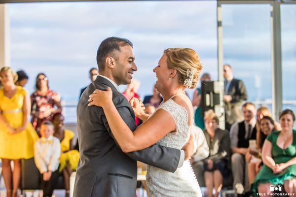 DJ Leeds 
 Wedding at Ultimate Skybox in San Diego
 Photo by: True Photography