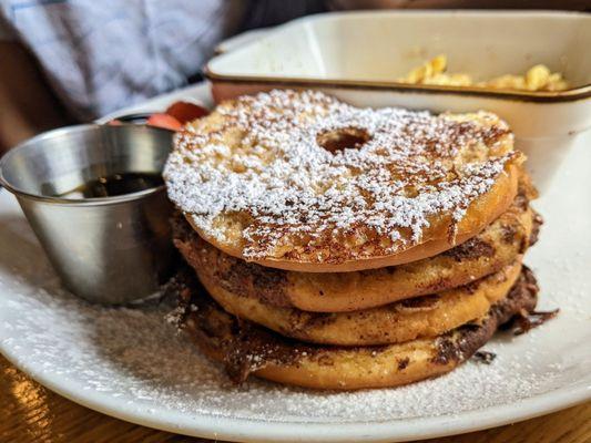 Check out the donut French toast... You get four pieces!