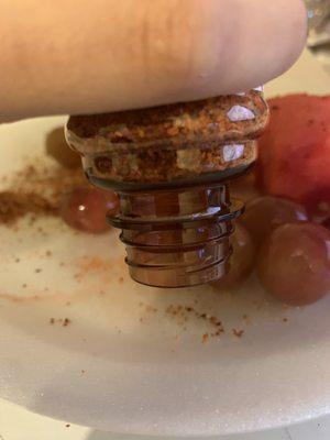 Harden up Tajin and you can see nothing is coming down.