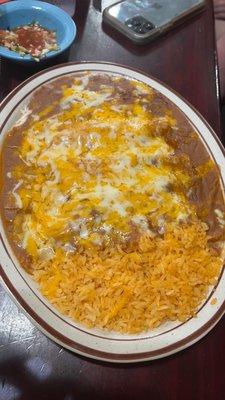 3 enchiladas combo