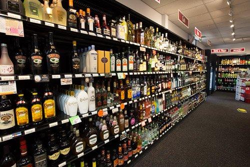 Great and unique selection of liquor and spirits