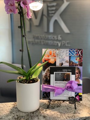 Lobby of MK Periodontics & Implant Dentistry, PC | Nutley, NJ