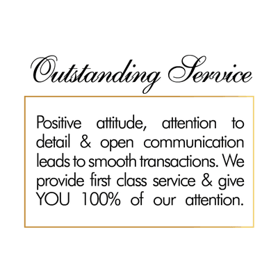 Outstanding Service