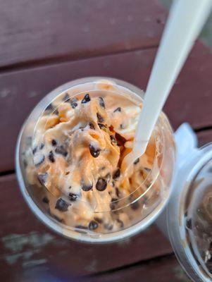 Orange/vanilla twist cyclone w chocolate chips