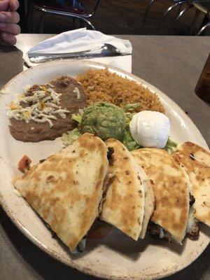 Beef Quesadilla Dinner, it's ok...