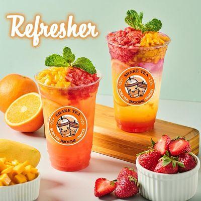 Refresher mango strawberry