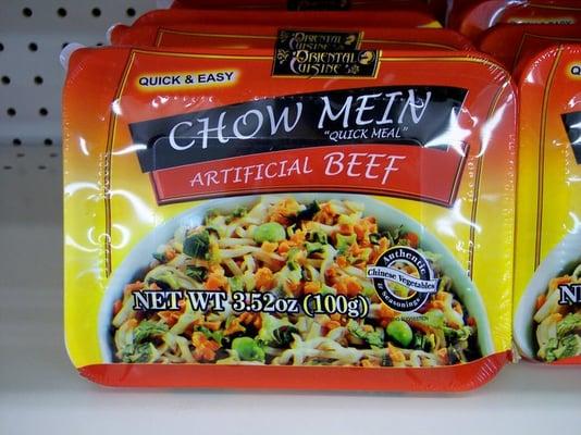 It's what's for artificial dinner. Isn't that artificially appetizing?