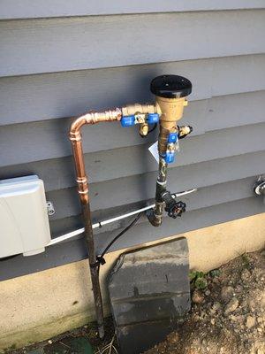 Our team fixed a leak by replacing the piping with some new copper