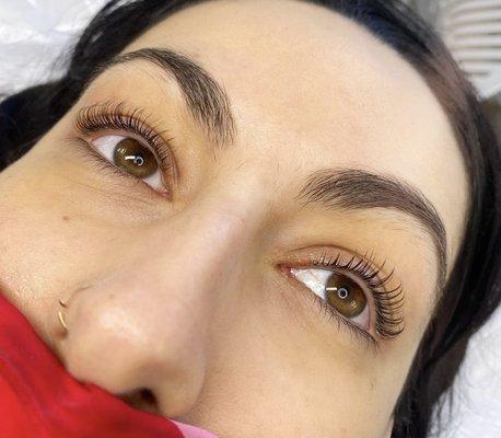 Keratin lash lift