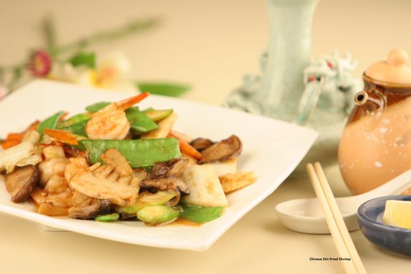 Chinese Stir-Fried Shrimp