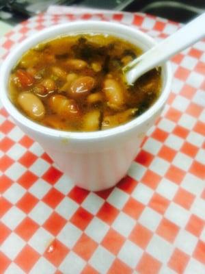 Frijoles charros con la receta de mama,deliciosos!!