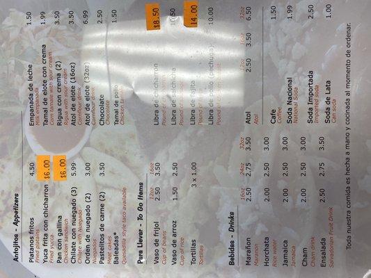 Menu pg. 4