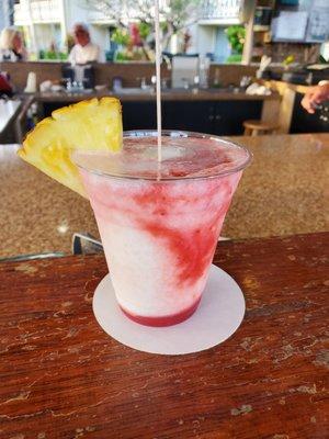 $14 Lava Flow. $8 on happy hour 3-6 pm.