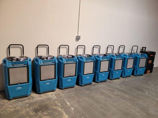 LGR 6000 Dehumidifiers for large water losses