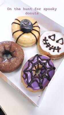 Spooky Halloween donuts