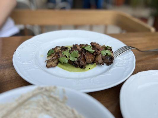 oyster mushroom--the trip is worth this plate