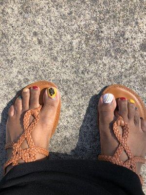 Homage to Black History Month Nails