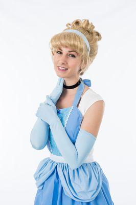 Modern Glass Slipper Princess! Our Princesses in play clothes are perfect for Face Painting, Balloon Twisting and more!