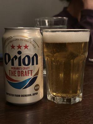 Orion craft beer