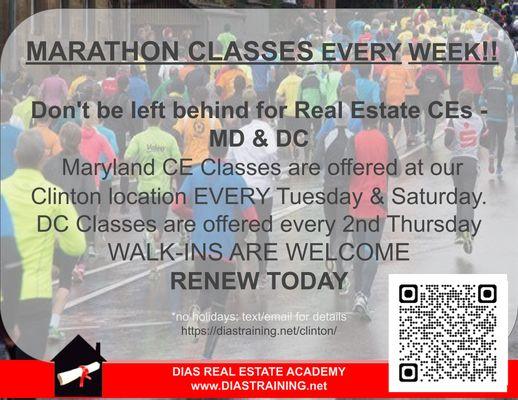 jOIN THE MARATHON and renew today! reproclass.com