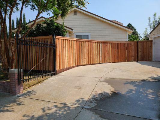 Redwood Privacy Fence