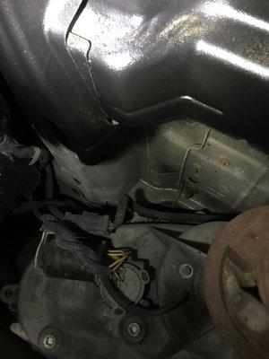 This is what they call a "completed" rust protection undercarriage application.