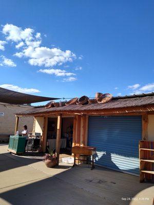 Pottery shop.