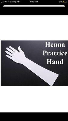 We sell this reusable practice hand