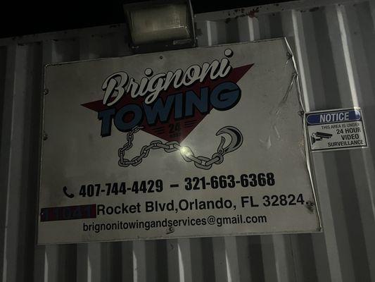 The sketchy towing place you have to present everything