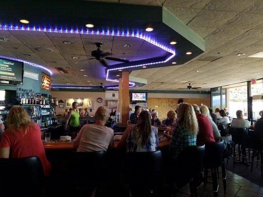 3pm om a Saturday and the regular crowd shuffles in...... to play bingo.