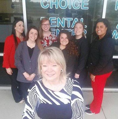 Meet Our First Choice Dental Center ALL-STARS!!!! Come in and see us for your dental needs!