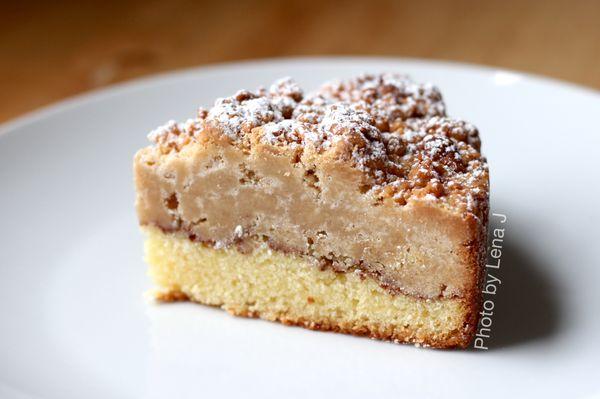 Coffee Cake ($3.50) - very thick crumb layer, quite sweet. Bottom cake layer is soft and buttery