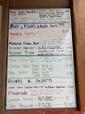 Previous menu