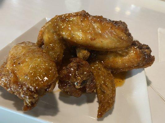 Honey garlic wings