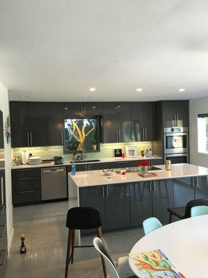 Custom kitchen and cabinets