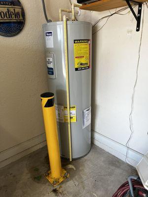 Garage, water heater!