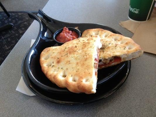 Pepperoni and Sausage Calzone