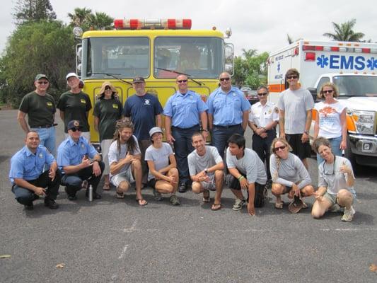 Wildfire Preparedness Day 2014 - Hawaii Wildfire and its partners from Hawaii Fire Department, Waikoloa CERT, Malama Kai, WDFI