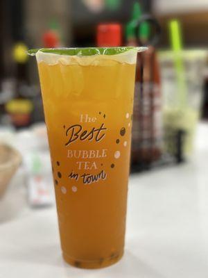 Passion fruit juice.