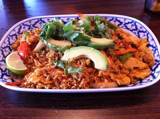 Jalapeno Fried Rice with chicken