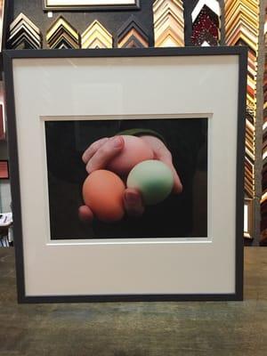 Which came first... The chicken? Or the egg? Original photograph by Mitchell Simon, call for price.